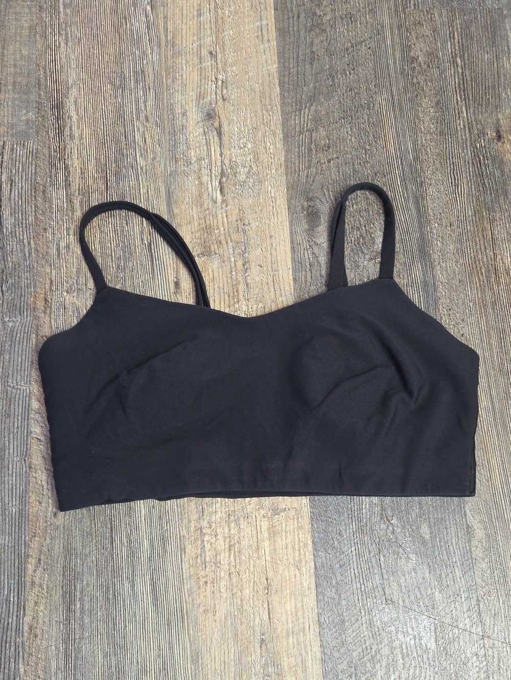 all in motion Black Stretch Bralette with Thin Straps